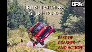 British Rallying Highlights 2023  Best of Crashes and Action [upl. by Acker117]