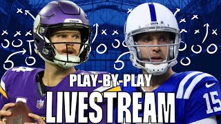 Indianapolis Colts vs Minnesota Vikings Week 9 Live Play by Play and Reactions  NFL Football [upl. by Rehpotsirahc]