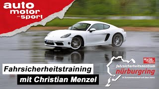 Besser Autofahren Fahrsicherheitstraining mit Christian Menzel  auto motor und sport [upl. by Tchao]