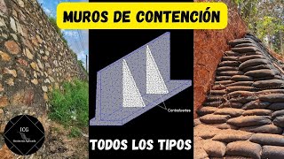 Muros de Contención  Tipos y Clasificación [upl. by Seif433]