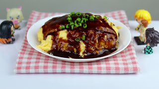 How to make Omurice Chicken with Easy Demi Glaze sauce [upl. by Cupo4]