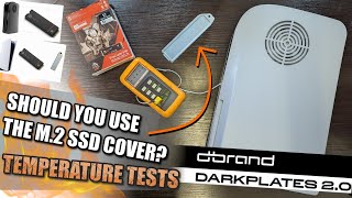 DBrand Darkplates  SSD WITHOUT M 2 Cover PS5 Heatsink Temperature Tests [upl. by Pamelina]