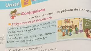 Conjugaison avoir et ètre au présent de lindicatif p50 Lécole des mots français 4 année primaire [upl. by Duax867]