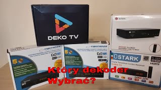 Który dekoder DVBT2 HEVC H265 wybrać  cz2 [upl. by Sancho141]