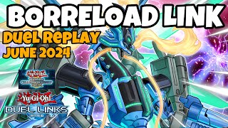 Borreload Link Duel Links  June 2024 World Championship Qualifier Duel Replay YUGIOH [upl. by Xenophon]