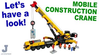 LEGO City 2024 Mobile Construction Crane 600409 Unboxing Tour amp Review [upl. by Ahsiral]