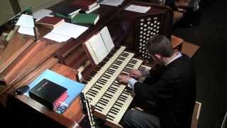 Improvisation on quotVeni creator spiritusquot James Kennerley organist [upl. by Aicekal]