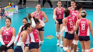 Creamline after the game against Galeries Mar 7 2024 [upl. by Georgine]