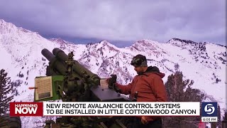 New remote avalanche control systems to be installed in Little Cottonwood Canyon [upl. by Ennagem524]