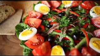 Recette pour faire une vraie salade niçoise [upl. by Nivra]