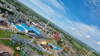 Pterodactyl Ride  Flamingo Land Resort  On Ride POV  2021 [upl. by Yecnay887]