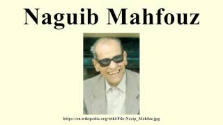 Naguib Mahfouz [upl. by Gabey359]