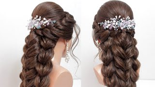 Easy hairstyle for long hair Braided hairstyle [upl. by Ji]