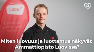 Näin luovuus ja luottamus näkyvät Ammattiopisto Luovissa ❤️⎪Hae mukaan⎪Duunitori [upl. by Nnaynaffit]