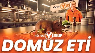 KÖFTECİ YUSUFTA DOMUZ ETİ 🤮 [upl. by Ahsyt]