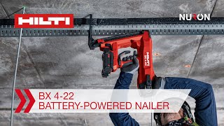 Hilti Nuron BX 422 BatteryPowered Nailer  Features and Benefits [upl. by Spark123]