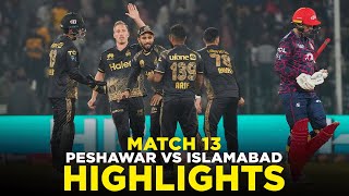 Full Highlights  Peshawar Zalmi vs Islamabad United  Match 13  HBL PSL 9  M2A1A [upl. by Annwahs]