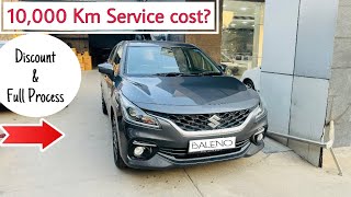 MARUTI BALENO Third Paid Service Cost   Nexa Premium Service Experience [upl. by Nuajed]