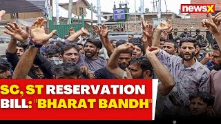 SC ST Reservation Bill Reservation Bachao Sangharsh Samiti Calls For Nationwide quotBharat Bandhquot [upl. by Eanar]