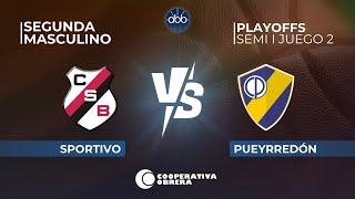 STREAMING SEGUNDA DIVISION  PLAYOFF SEMI JUEGO 2  SPORTIVO BAHIENSE VS PUEYRREDON [upl. by Lopes]