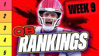 🔥 NEW Top 20 QB RANKINGS for Week 9 Fantasy Football 🚀  Fantasy Football Rankings [upl. by Gnolb742]