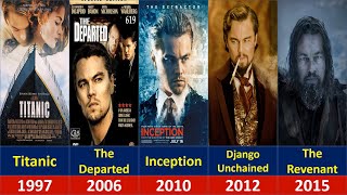 Leonardo DiCaprio All Movies List 1991 to 2023 Leonardo DiCaprio Movies [upl. by Arri]