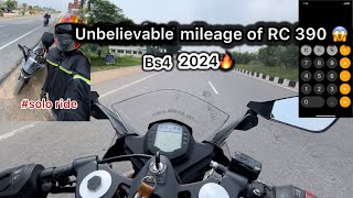 Mileage test on ktm RC 390 Tamilbs4unbelievable mileage😱ktm rc390 2024 mileage testBiker Boy❤️ [upl. by Eniluap585]