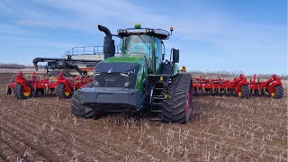 Seeding Wheat From The Big Seat [upl. by Elyl968]