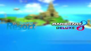 Wii Sports Resort Title Screen Mashup WSR  MK8D [upl. by Ttebroc]