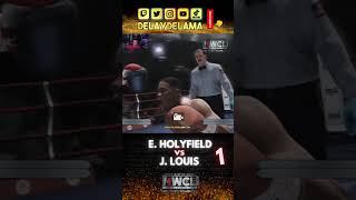 highlights WCL E Holyfield VS J Louis 1 LA ÉPICA 3 delaydelama boxing fight [upl. by Curry805]