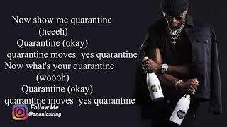 QUARANTINE Lyrics Video  Wasafi Feat Diamond PlatnumzZuchMbossoRayvannyLava Lava [upl. by Webster13]