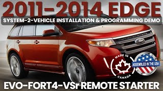 Fortin 20112014 Ford Edge Plugn Remote Starter Kit fordedge diyremotestarter remotestarter [upl. by Aneerak]