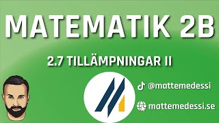 27 Tillämpningar II Ma2b 20242025 [upl. by Bobette]