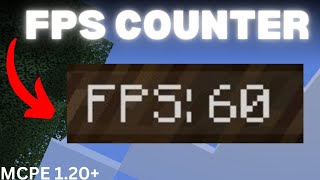 FPS COUNTER Texture Pack for 120 Minecraft Bedrock Edition [upl. by Akilam]