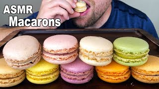 ASMR MACARONS  Crunchy  Soft Eating Sounds  No Talking  AuzSOME Austin [upl. by Rise]