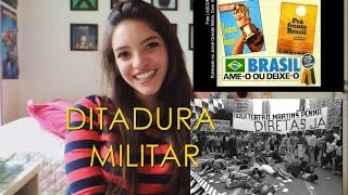 Resumo de História DITADURA MILITAR Débora Aladim [upl. by Moses]