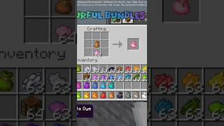 How to make colourful bundles in minecraft beta version 1214022 [upl. by Tanitansy]