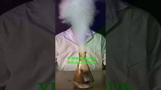 Hydrogen peroxide  Potassium permanganate shorts youtubeshorts science experiment viral [upl. by Stern]