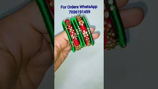 ✨Silk Thread Bangles Making 😍shorts silkthreadbangles creative trending viralshorts ytshorts [upl. by Combs]