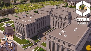 Building a FANCY GOVERNMENT DISTRICT in CITIES SKYLINES 2 [upl. by Vera]