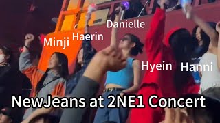 NewJeans at 2NE1 Concert Day 3 [upl. by Eenert]