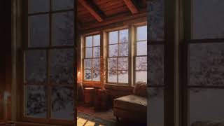 Fireside whispers on frosty nights 🌬️🔥 fireplace winter asmr firesidewhispers frostynight [upl. by Nottnerb]