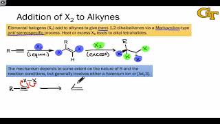 2704 Halogenation of Alkynes [upl. by Spain]