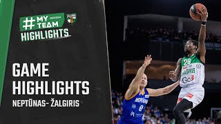 Neptūnas  Žalgiris  Game Highlights  20240417 [upl. by Razaele]