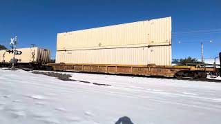 BNSF 6744 Lead’s The QSPOALT605A Through Crews CO 1192024 [upl. by Lrem486]