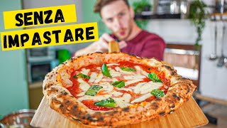 La PIZZA più FACILE del MONDO SENZA IMPASTARE [upl. by Means]