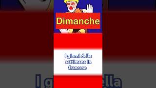 I giorni della settimana in francese [upl. by Imas401]