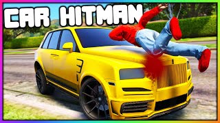 GTA 5  CAR HITMAN SMASHES PEOPLE [upl. by Vahe]