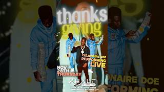 ZILLIONAIRE DOE LIVE THANKSGIVING NIGHT AT CLUB XHALE GREENVILLE SC ​⁠zillionairedoe concert [upl. by Tobe]