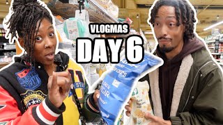 GROCERY SHOPPING HAUL  VLOGMAS DAY 6 [upl. by Hapte973]